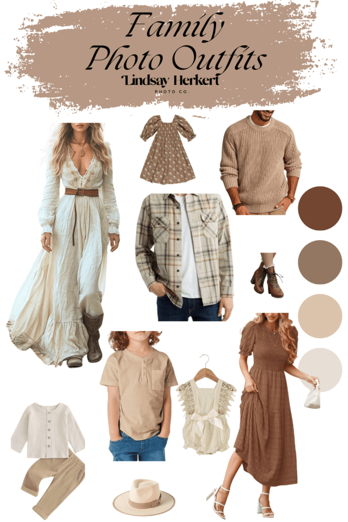 2 (2) tan and cream fall family photo ideas